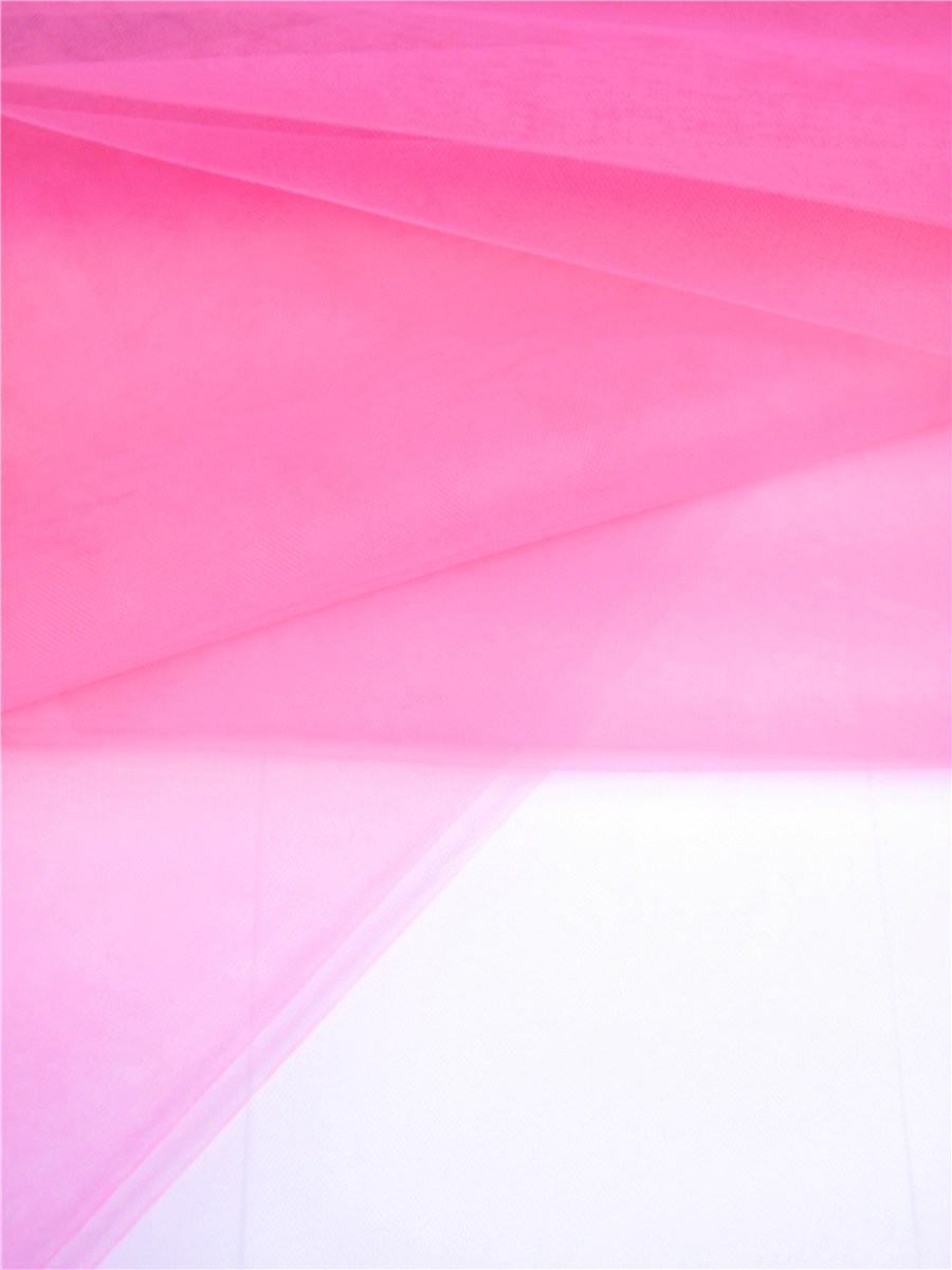 Tulle 20D - medium Shape - Plain - Rose Fleur