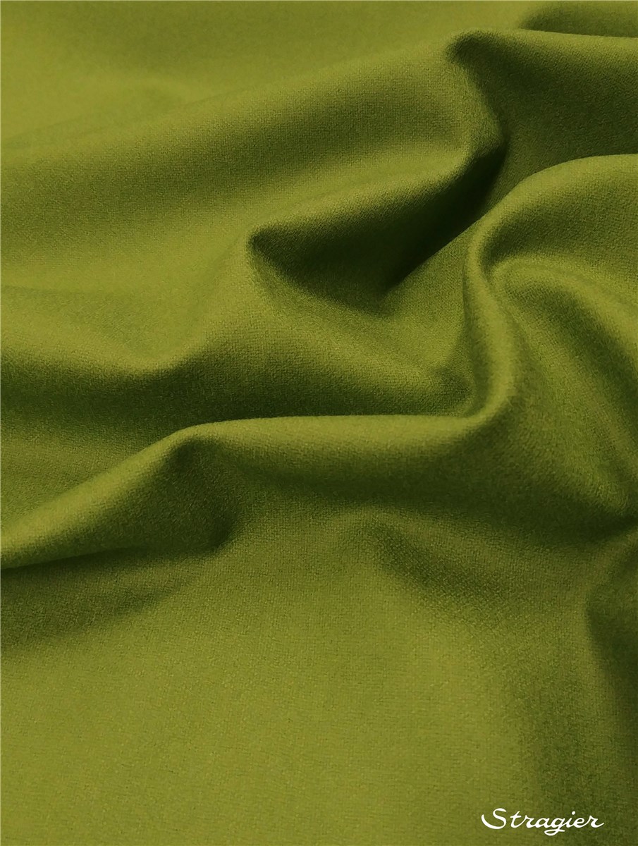 Fulled Merino Wool - Plain - Herbe
