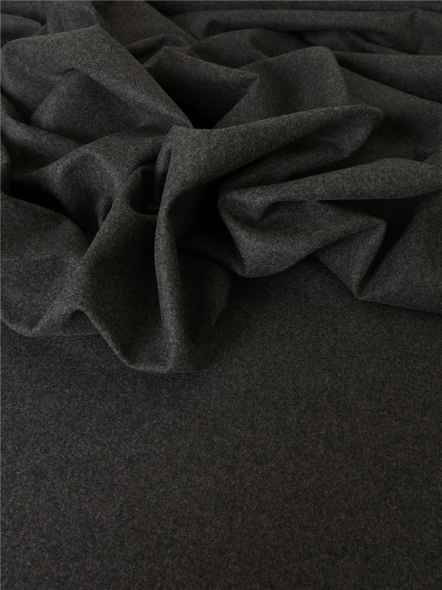 Laine Foulée Merinos - Uni - Gris foncé