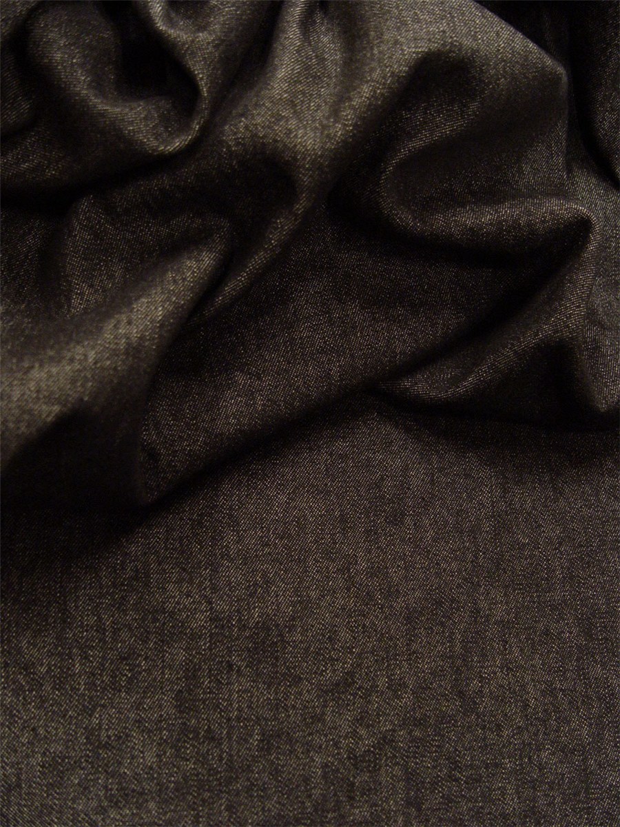 Denim Fabric - Plain - Noir