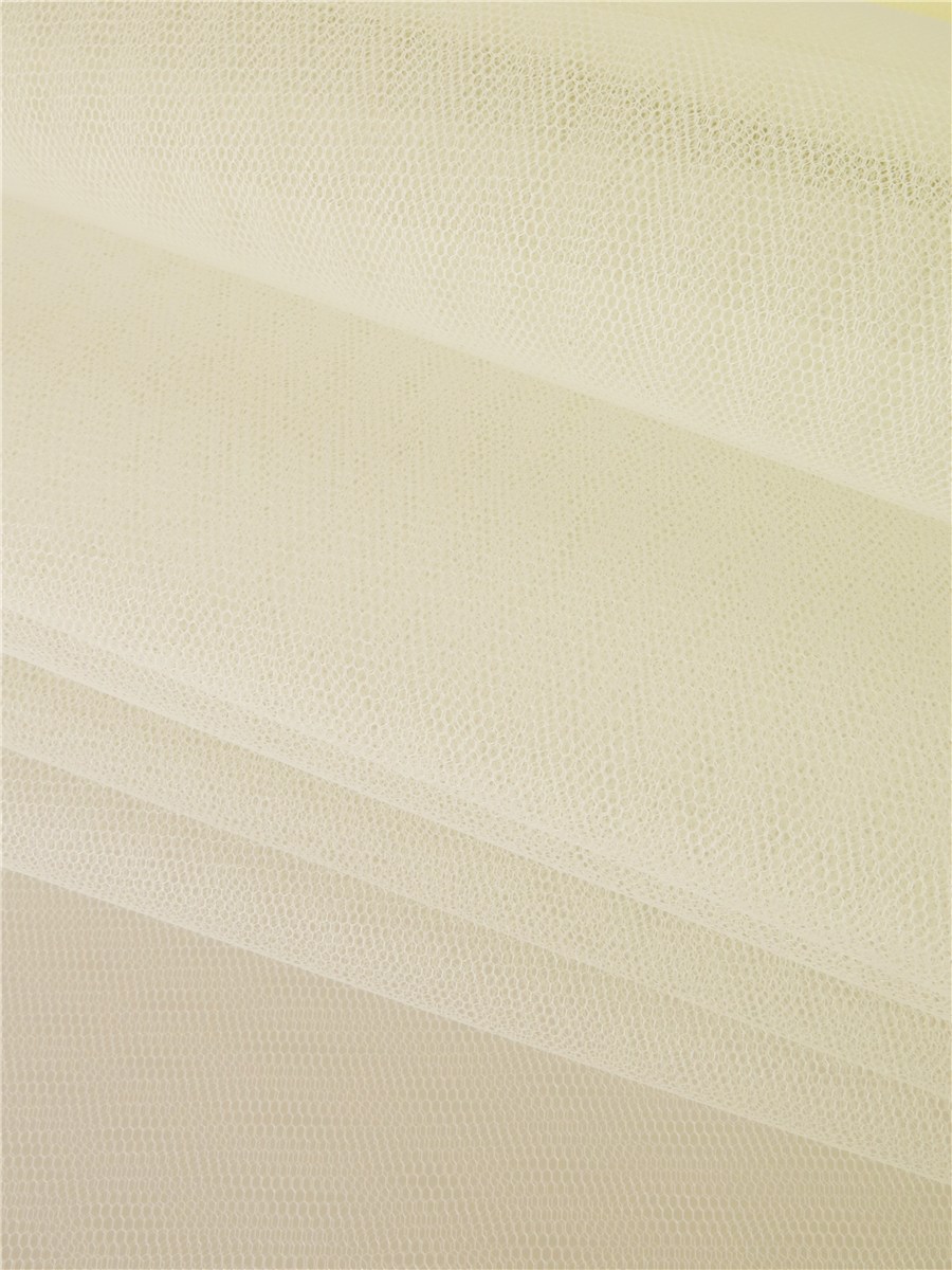 Tulle Alvéolé - uni - Crème Stragier
