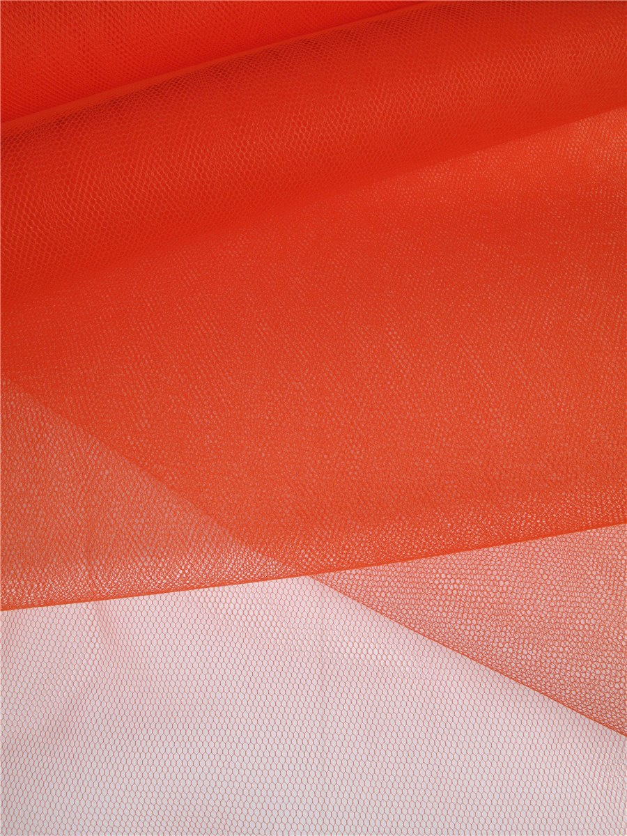 Honeycomb Tulle - Plain - Orange