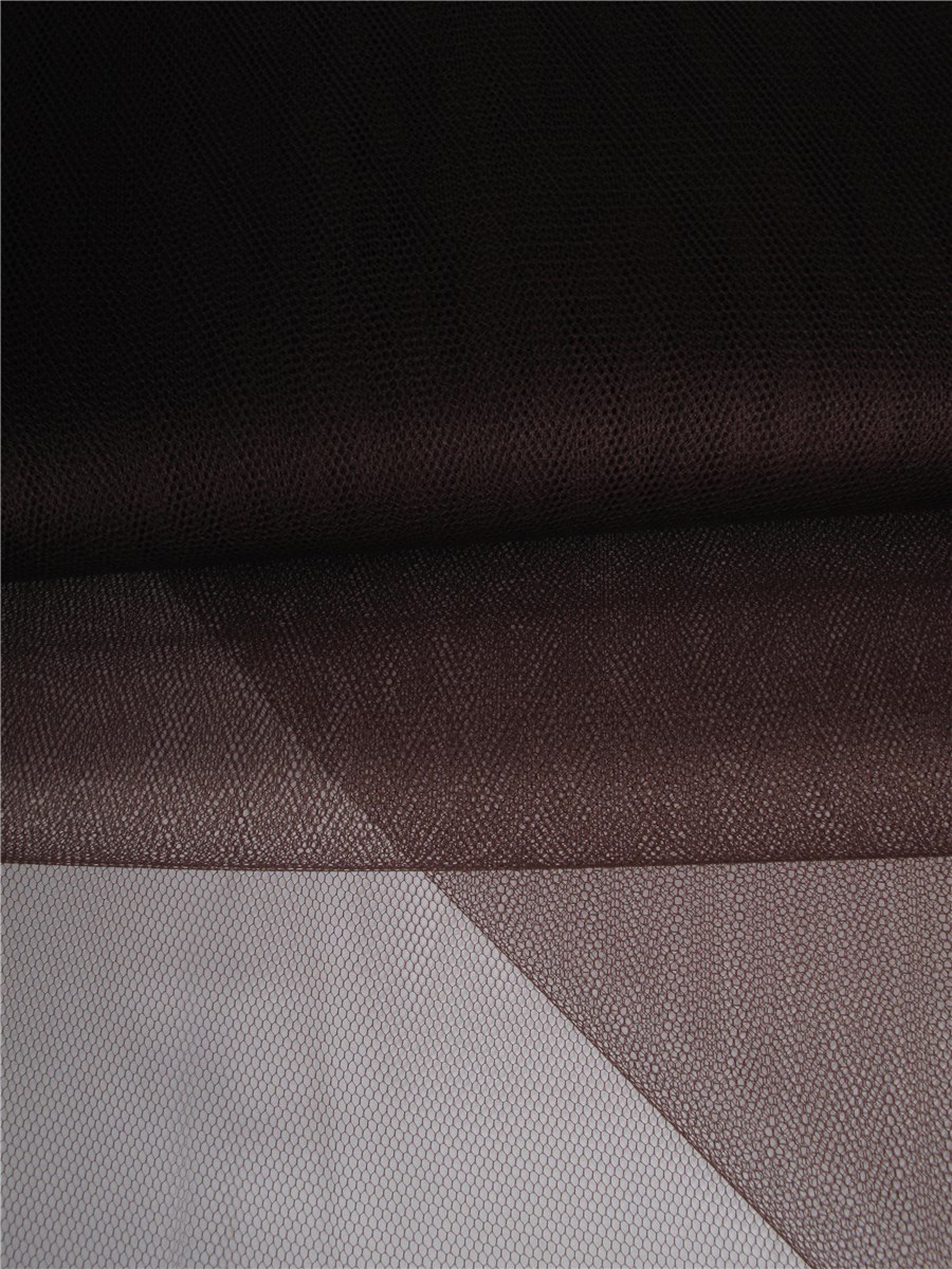 Honeycomb Tulle - Plain - Chocolat