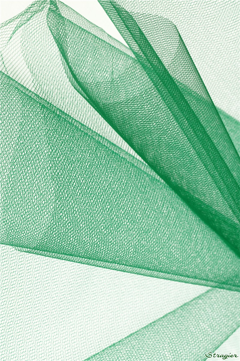 Rouleau De Tulle Vert Clair - 100 Mètres X 12,5 Cm | Pour Décoration Mariage, Fête, Maison | 100% Polyester
