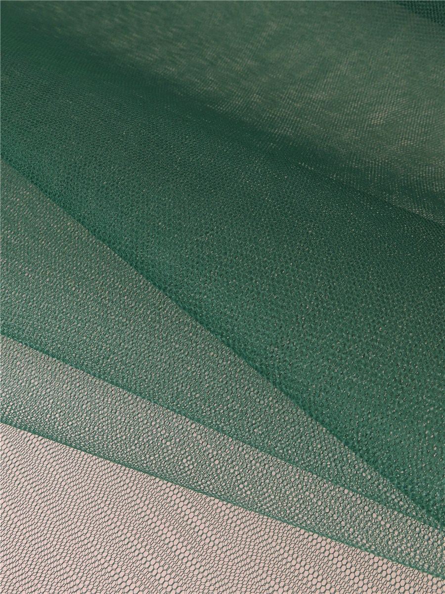 Honeycomb Tulle - Plain - Vert Bouteille
