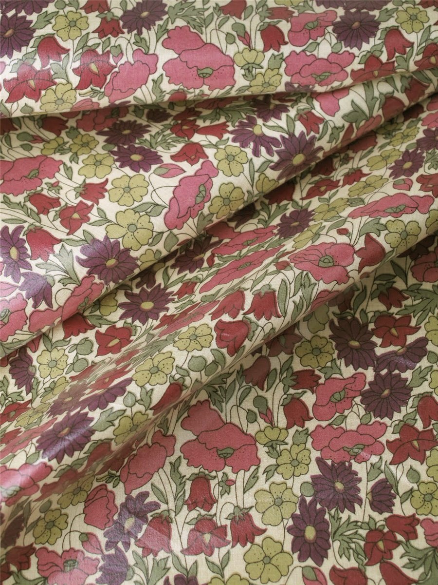 Liberty - coated - 4095 Poppy and Daisy - F