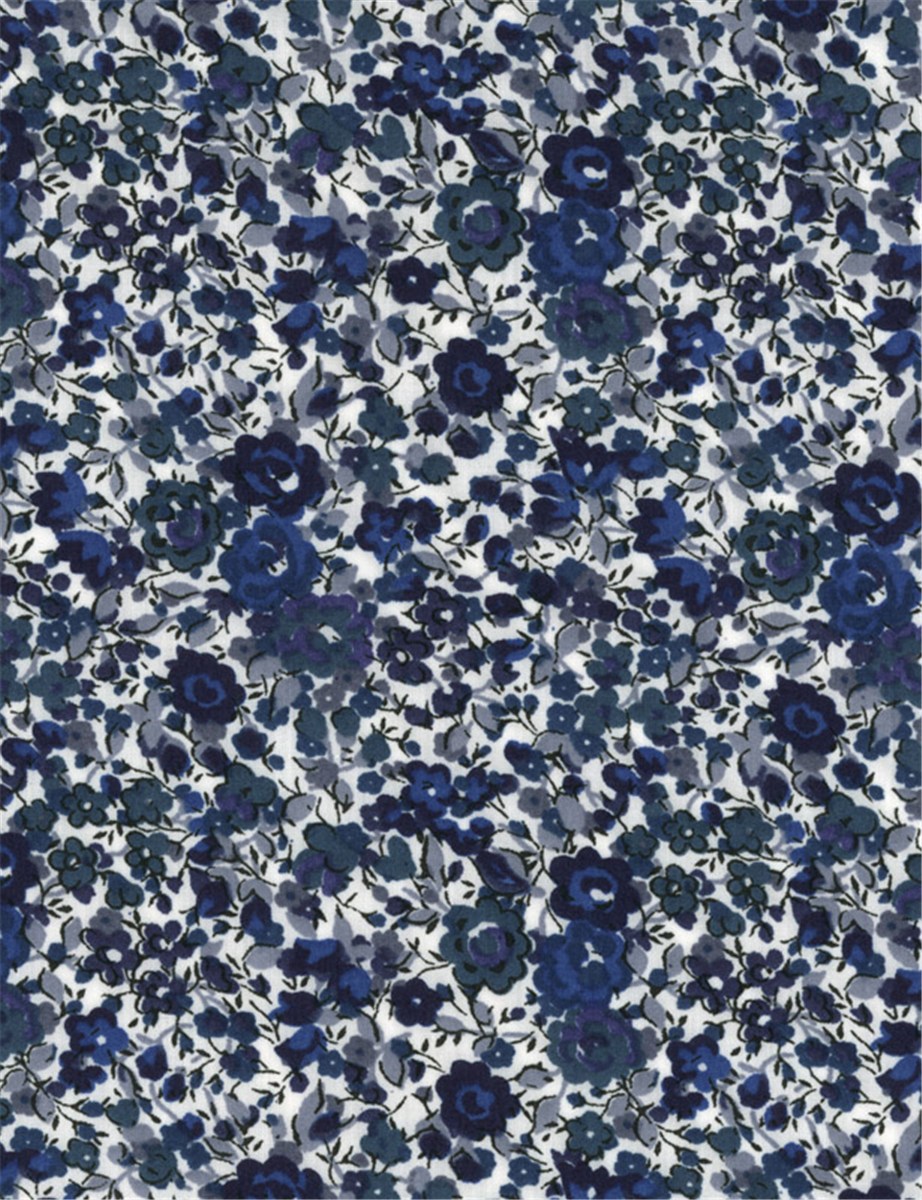 Liberty Tana Lawn - 3038 Emma and Georgina - Ultramarine