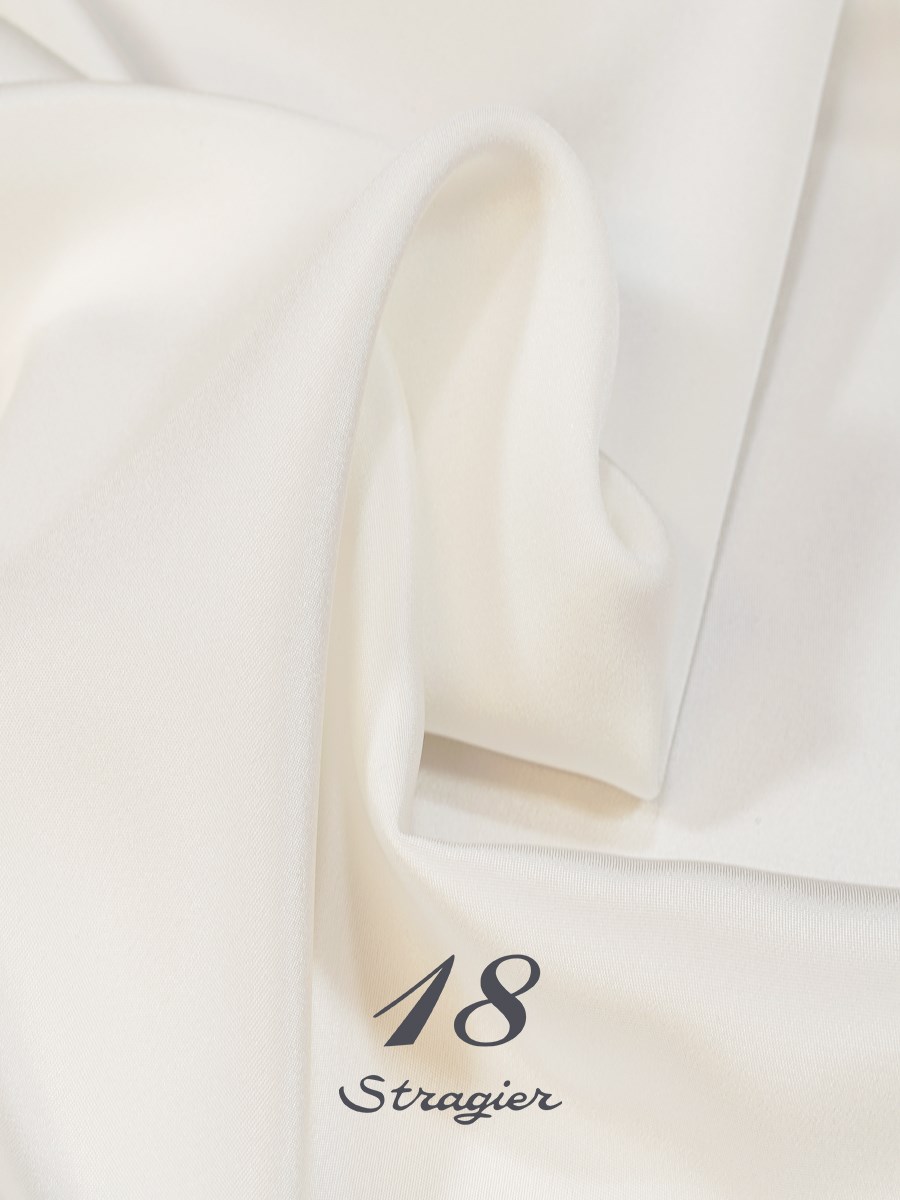Silk Cloth - Plain - Stragier Pale Ivory