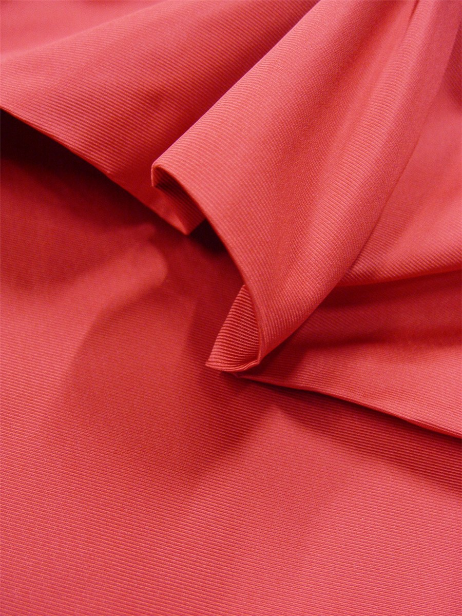 Cannelé de Soie - Uni - Rose Azalée 