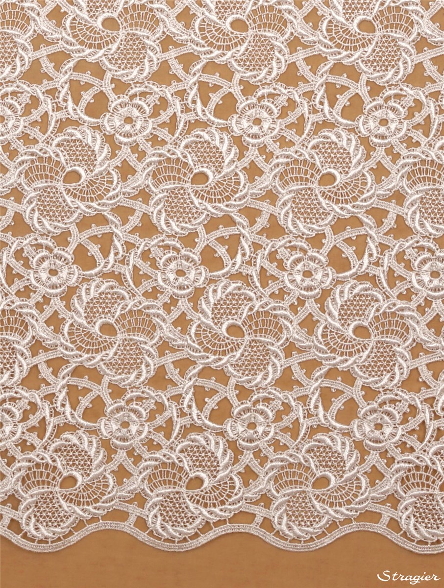 Guipure - Caraibe - Ivoire clair Stragier - 90 cm