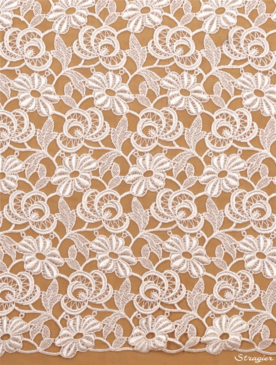 Guipure - Carcassone - Ivoire clair Stragier - 90 cm