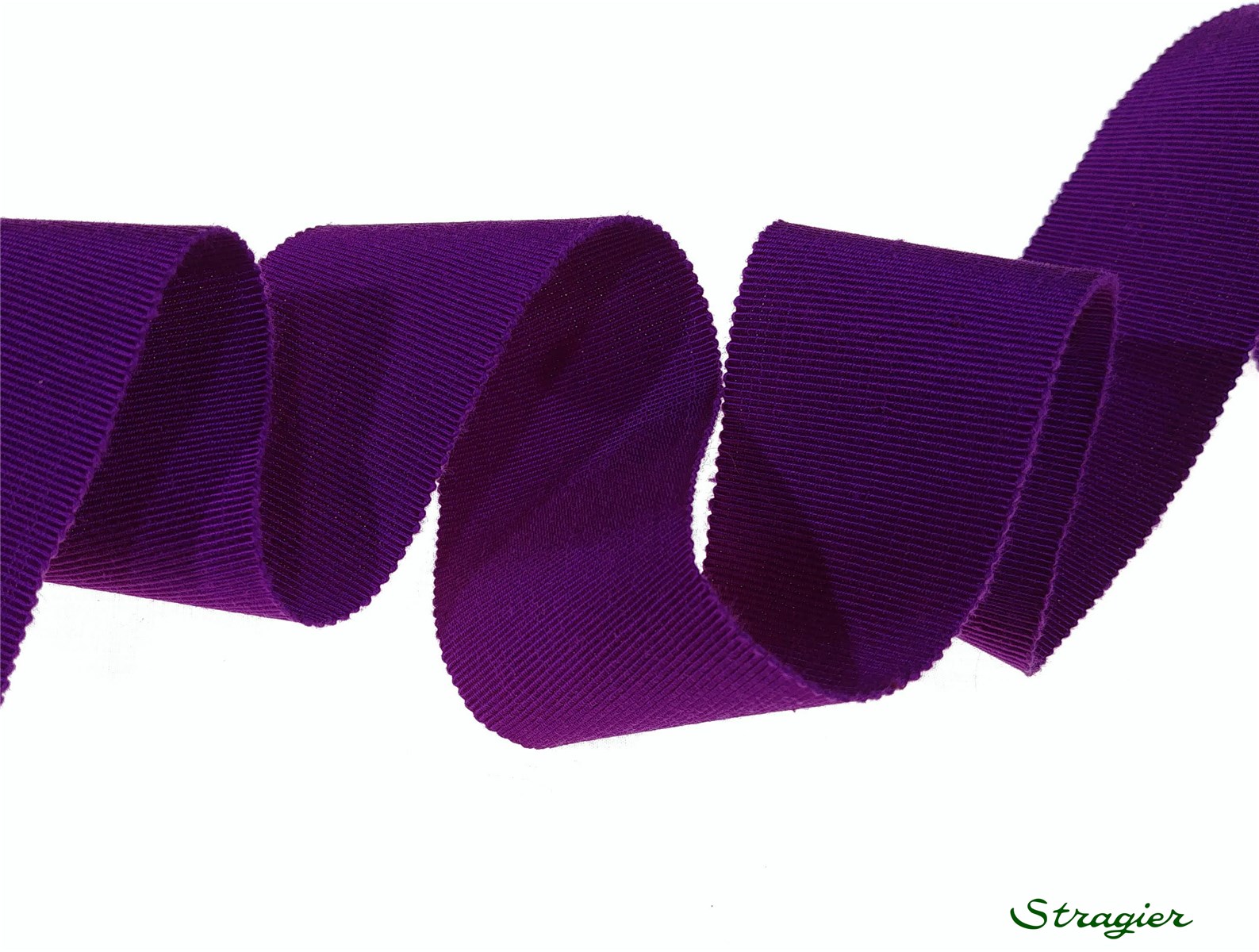 Gros Grain "Savoir-Faire" - uni - Violet - 38 mm