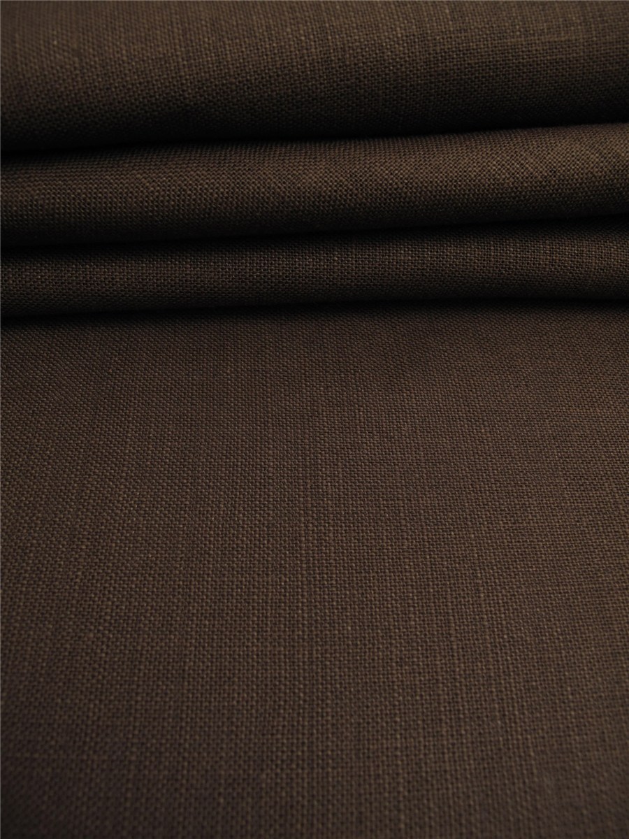 Linen for Tablecloth - blended - Plain - Brown - 160 cm