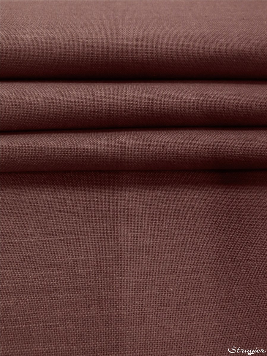 Linen for Tablecloth - blended - Plain - Plum Frost - 160 cm