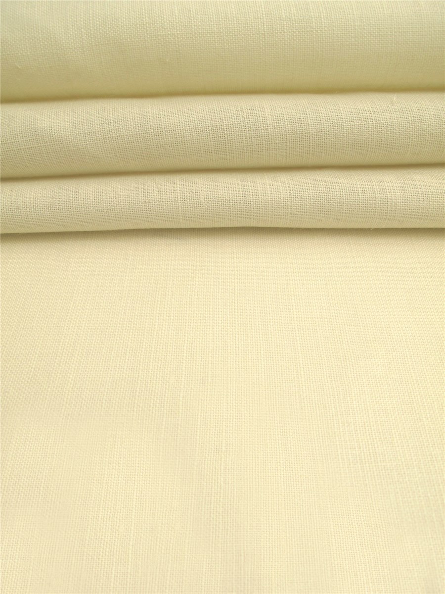 Lin mélangé pour nappes - uni - Champagne - 230 cm