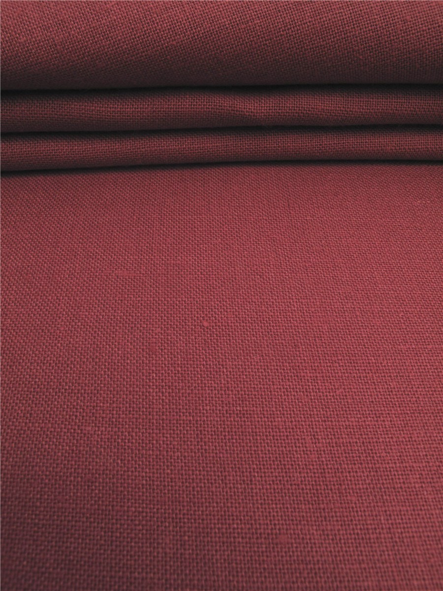 Linen for Tablecloth - blended - Plain - Raspberry - 230 cm