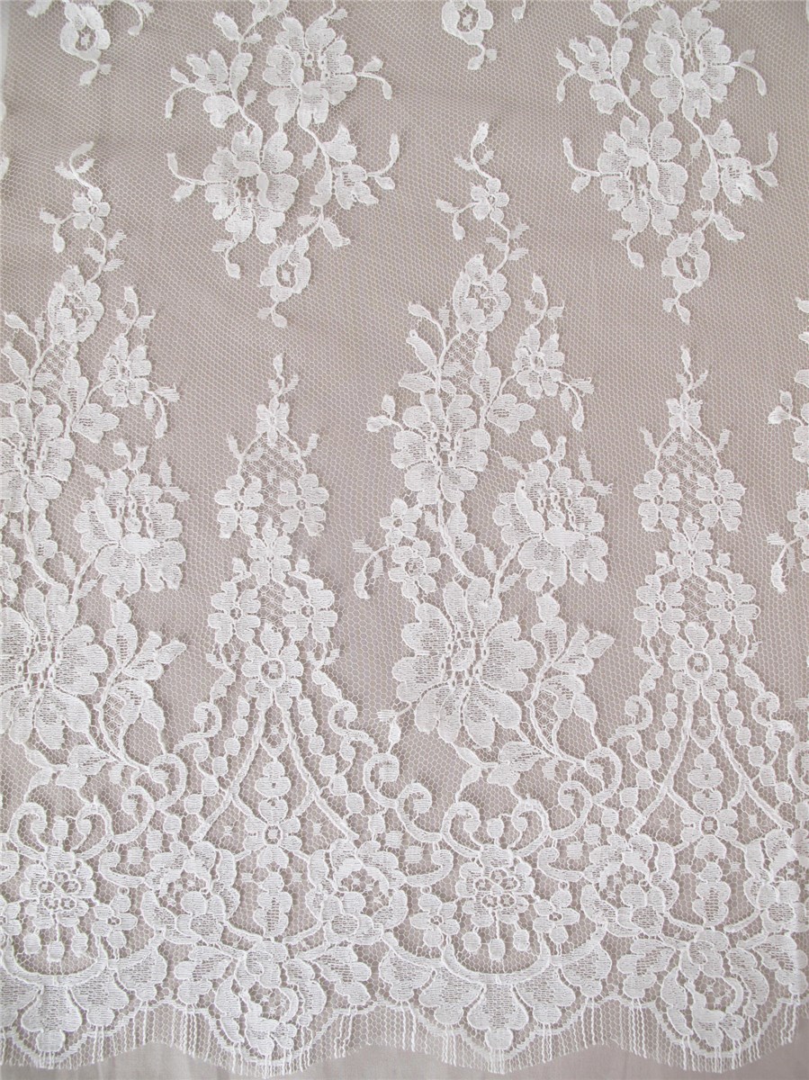 Dentelle de Calais - Hermione - Ivoire clair Stragier - 180 cm