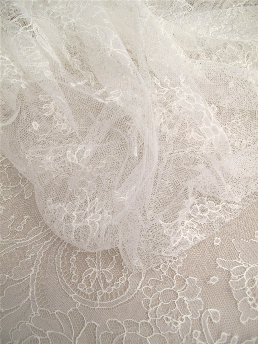 Dentelle Chantilly - Ysolde - Ivoire clair Stragier - 175 cm