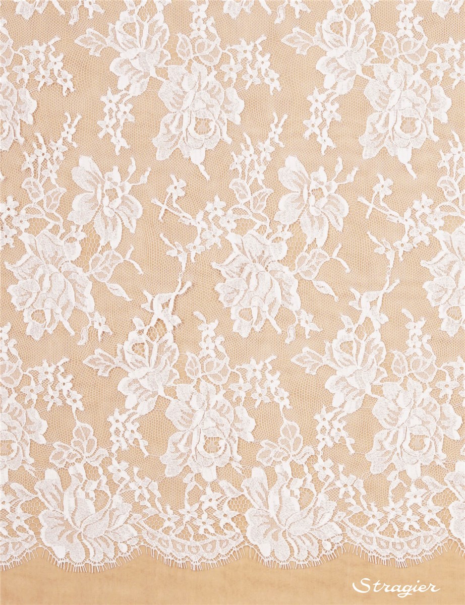 Calais Lace - Donnelle - Stragier Ivory - 90 cm