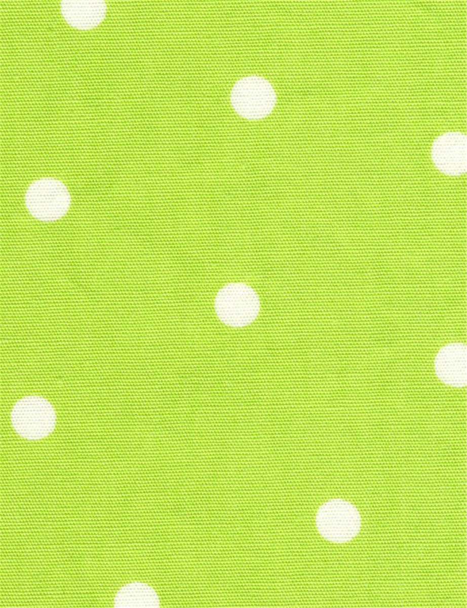 Popeline - Polka - 5 mm - Vert