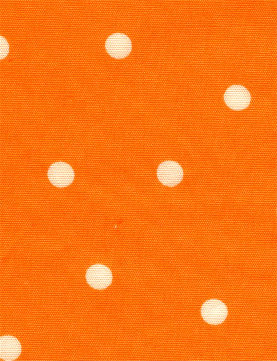 Cotton Poplin - Polka - 5 mm - Orange