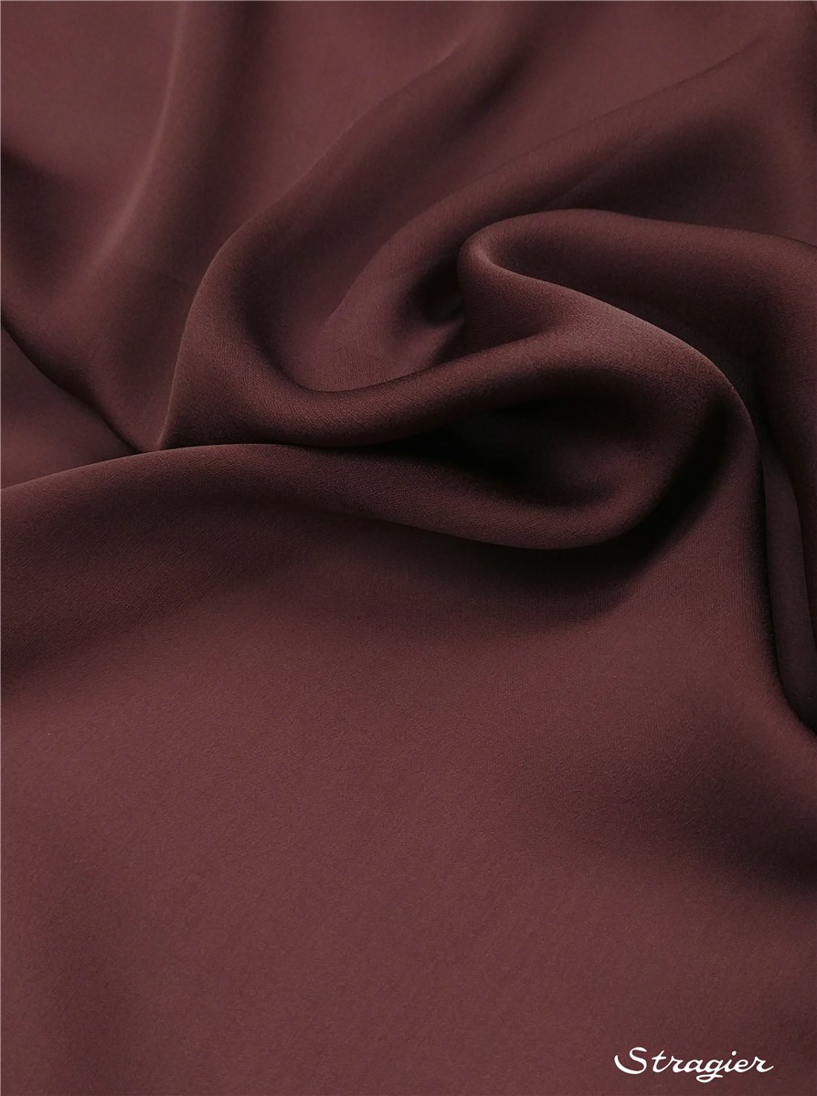Mousseline Satin - Uni - Baies