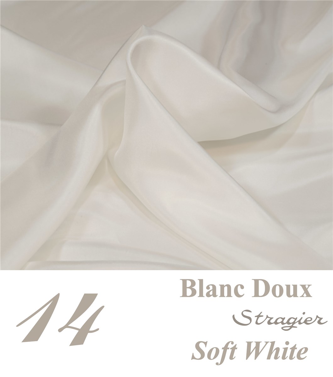 Silk Pongee 45gr/sqm - Plain - Stragier Soft White