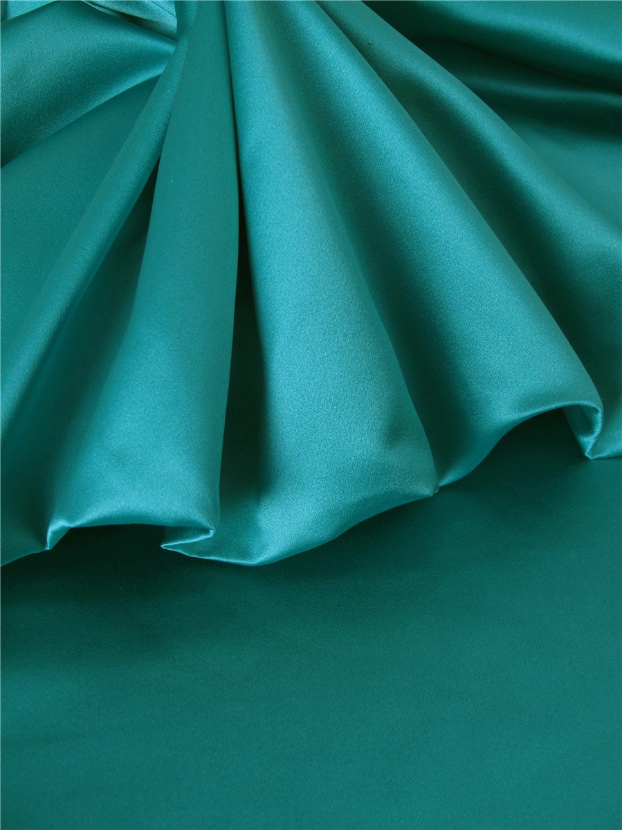 Duchess Satin - 100% Silk (8 Threads) - Plain - Vert Lagon