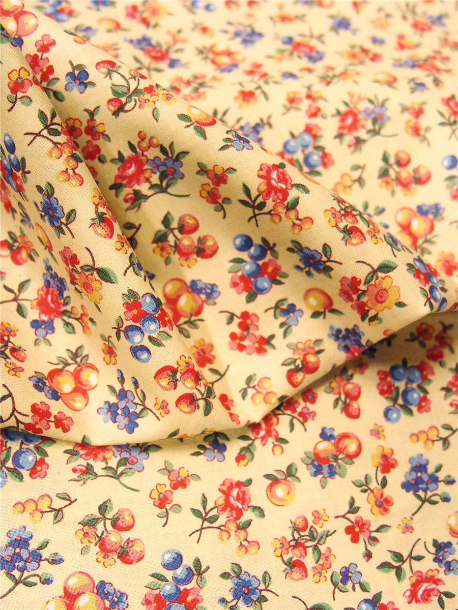 Poplin - glazed - Sarah - Jaune poussin