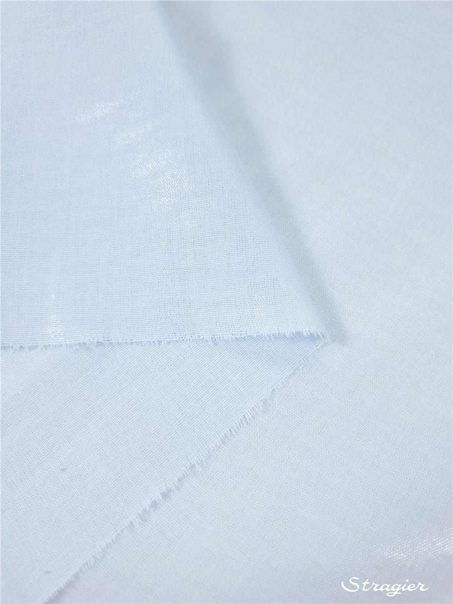 Entoilage Coton thermocollant - Uni - Bleu Ciel