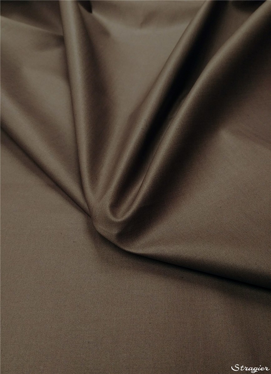 Cotton - waterproof - waxed - Plain - Brun Taupé