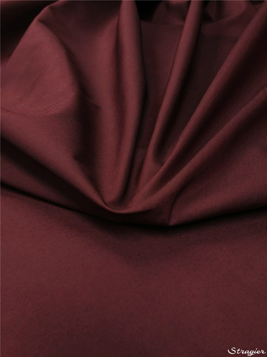 Cotton - waterproof - blended - Plain - Bordeaux