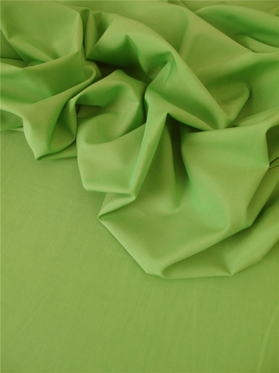 Fil à Fil - pur coton - Uni - Vert Pomme