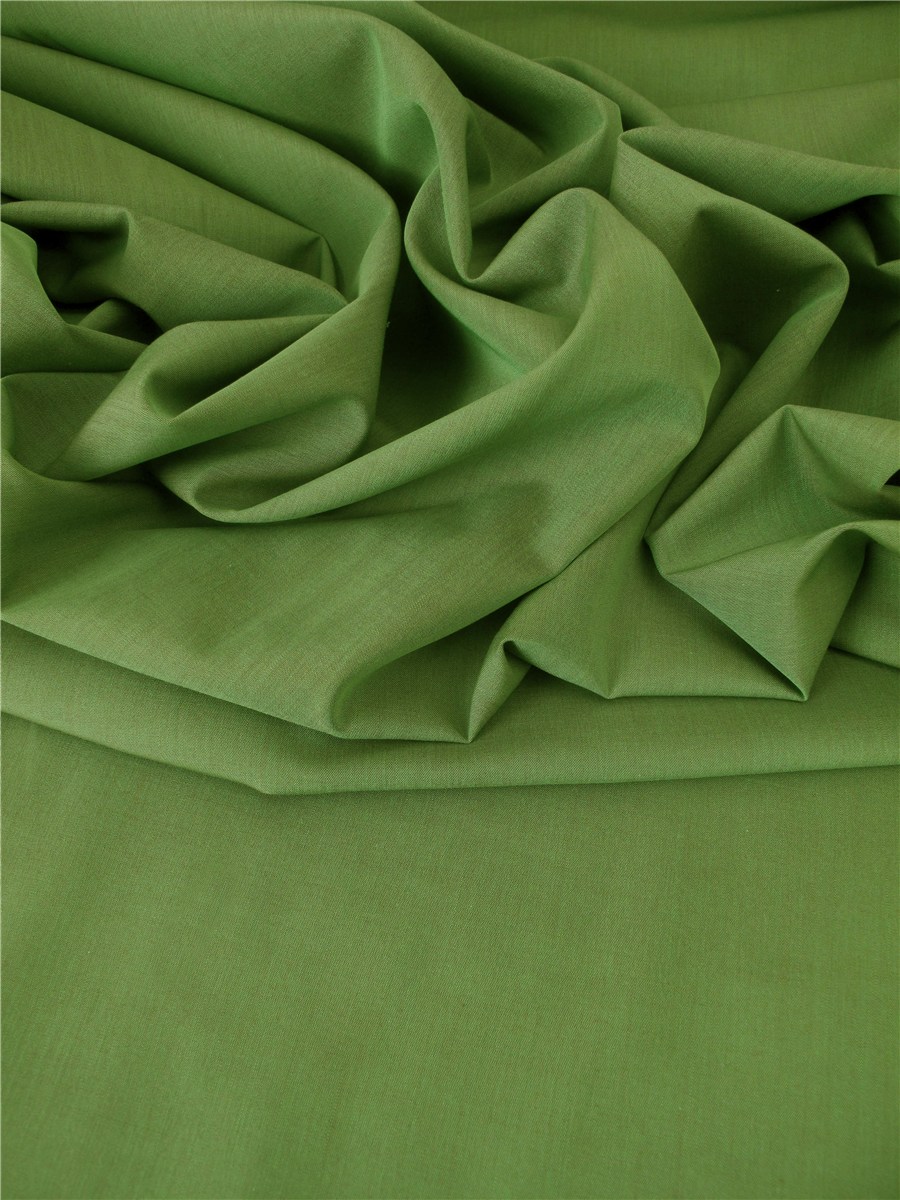 Fil à Fil - pur coton - Uni - Vert Khaki