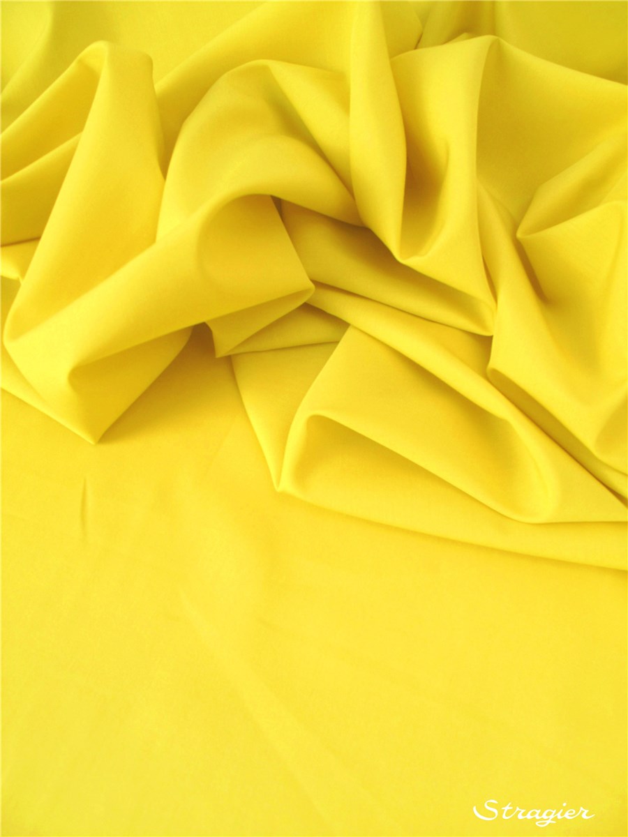 Fil à Fil - pur coton - Uni - Jaune Citron