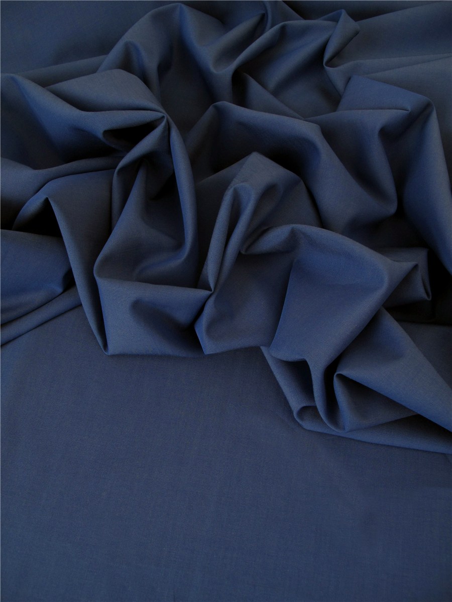 End-on-End - pure Cotton - Plain - Indigo