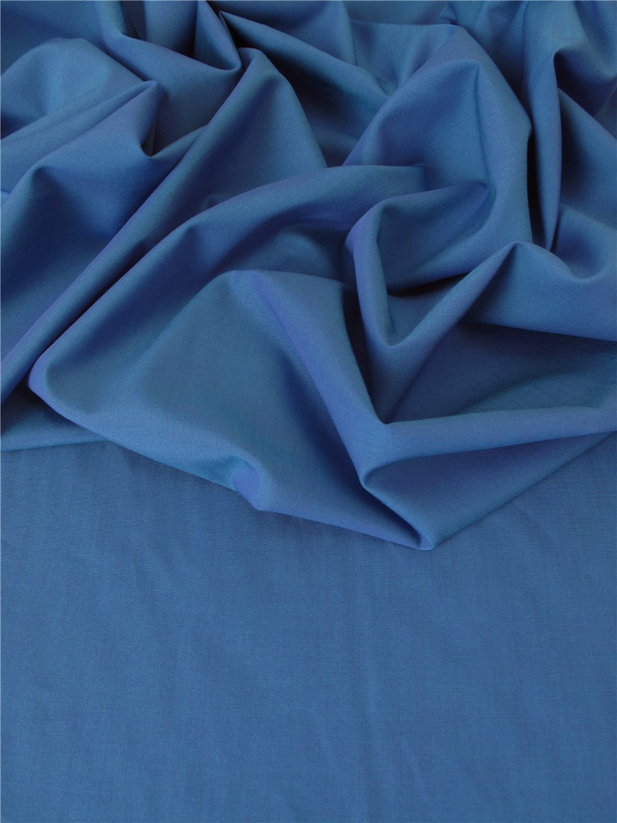 End-on-End - pure Cotton - Plain - Bleu Sarcelle