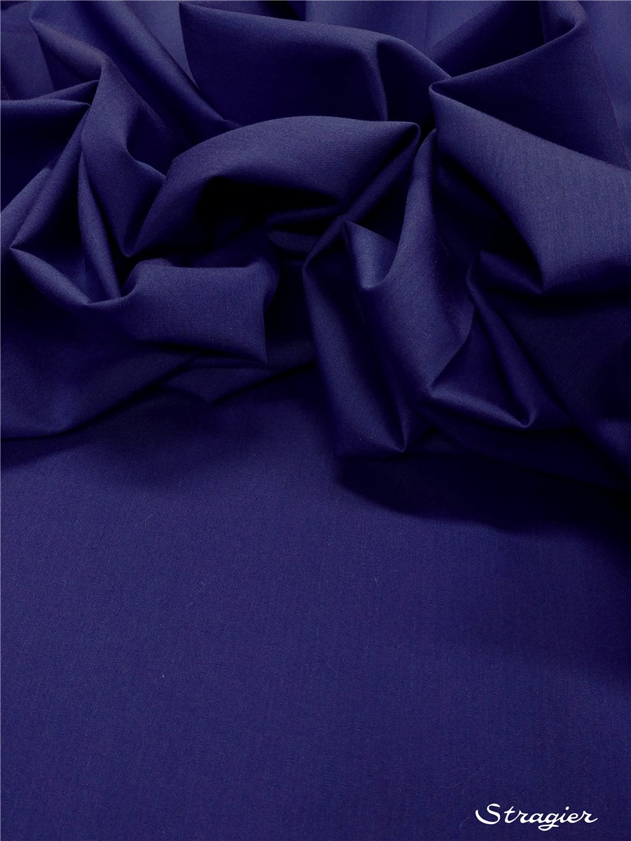 End-on-End - pure Cotton - Plain - Cobalt