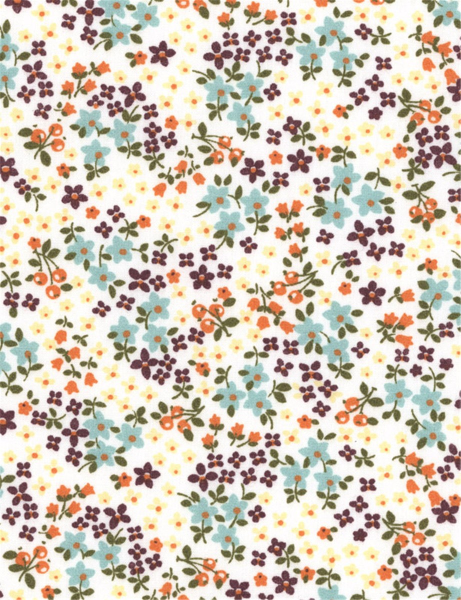 Popeline de Coton - Florille - 10
