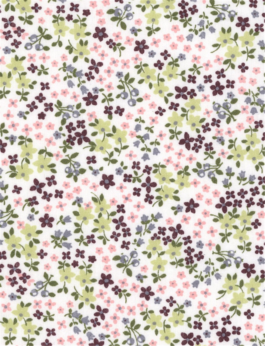 Popeline de Coton - Florille - 11