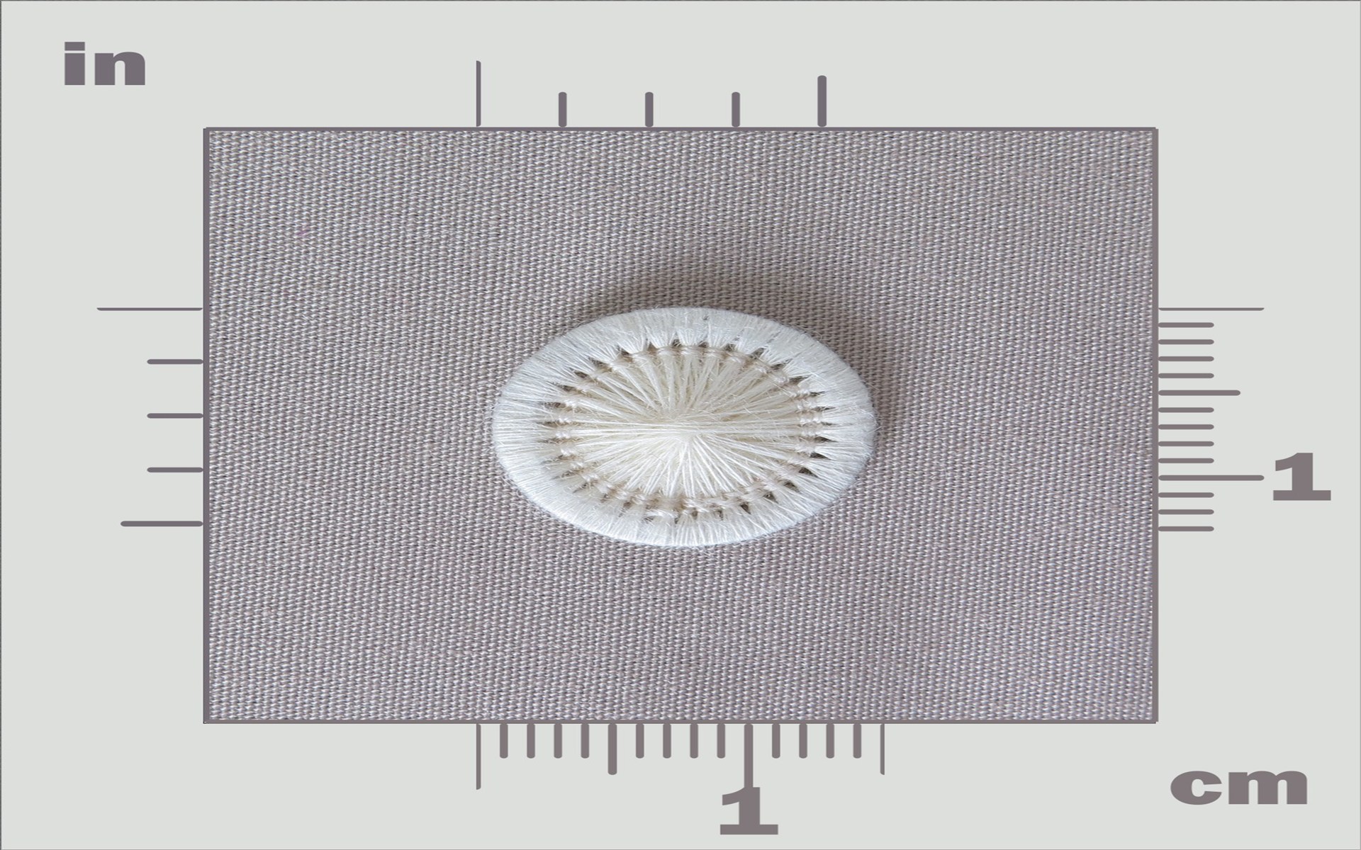 Thread Buttons - Elisabeth - Naturel - 15 mm