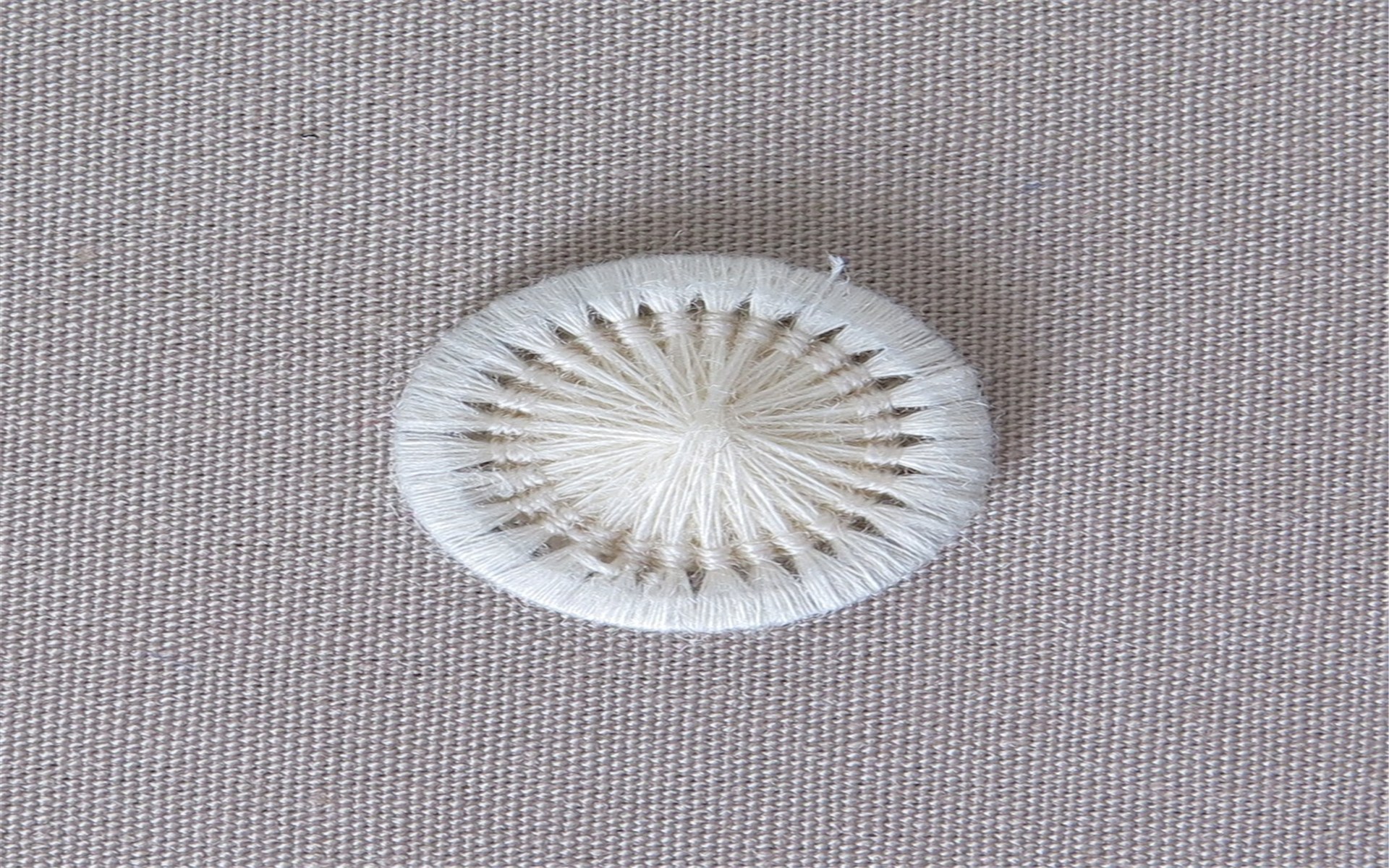 Thread Buttons - Elisabeth - Naturel - 16 mm