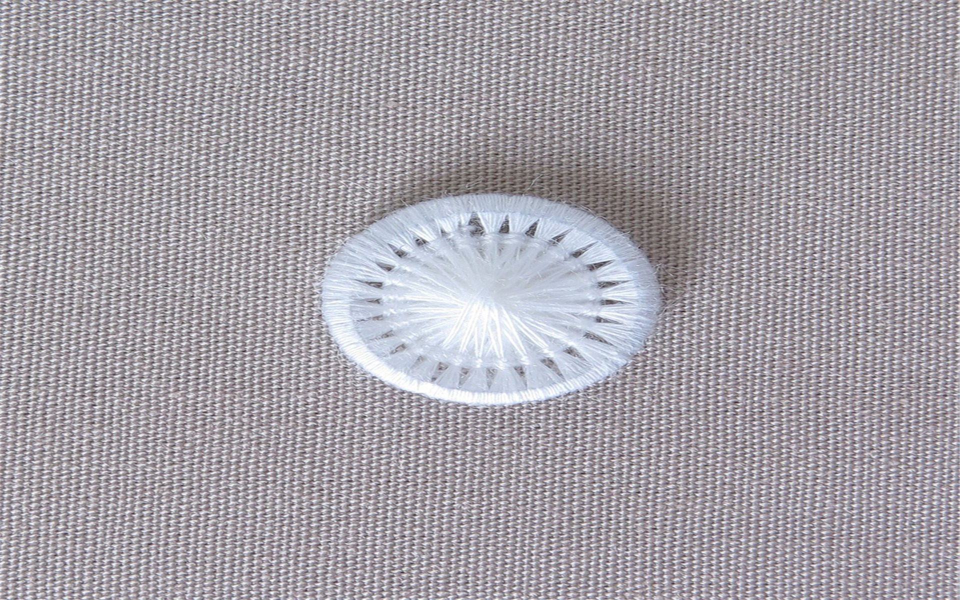 Thread Buttons - Elisabeth - Blanc - 13 mm