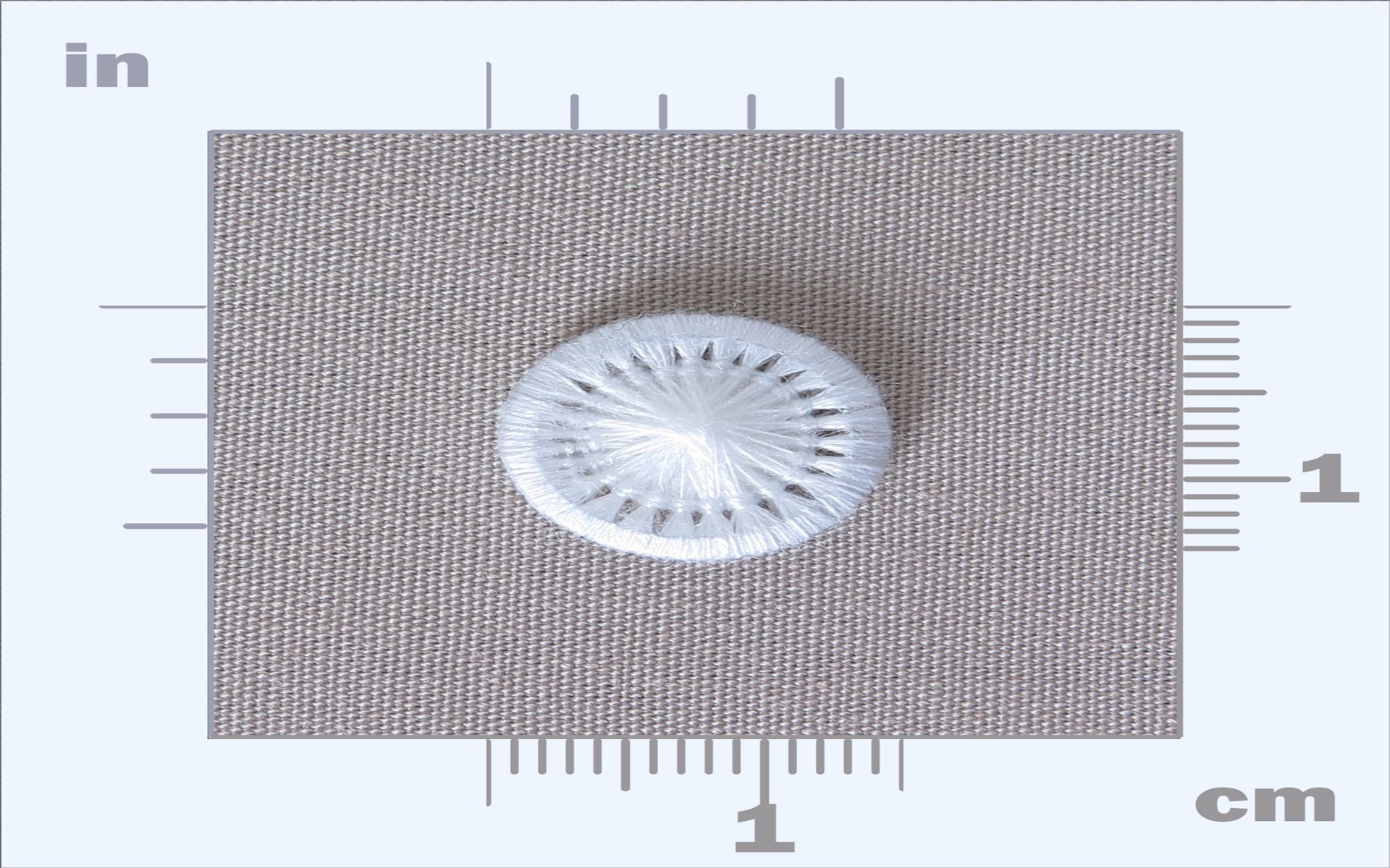 Thread Buttons - Elisabeth - Blanc - 15 mm