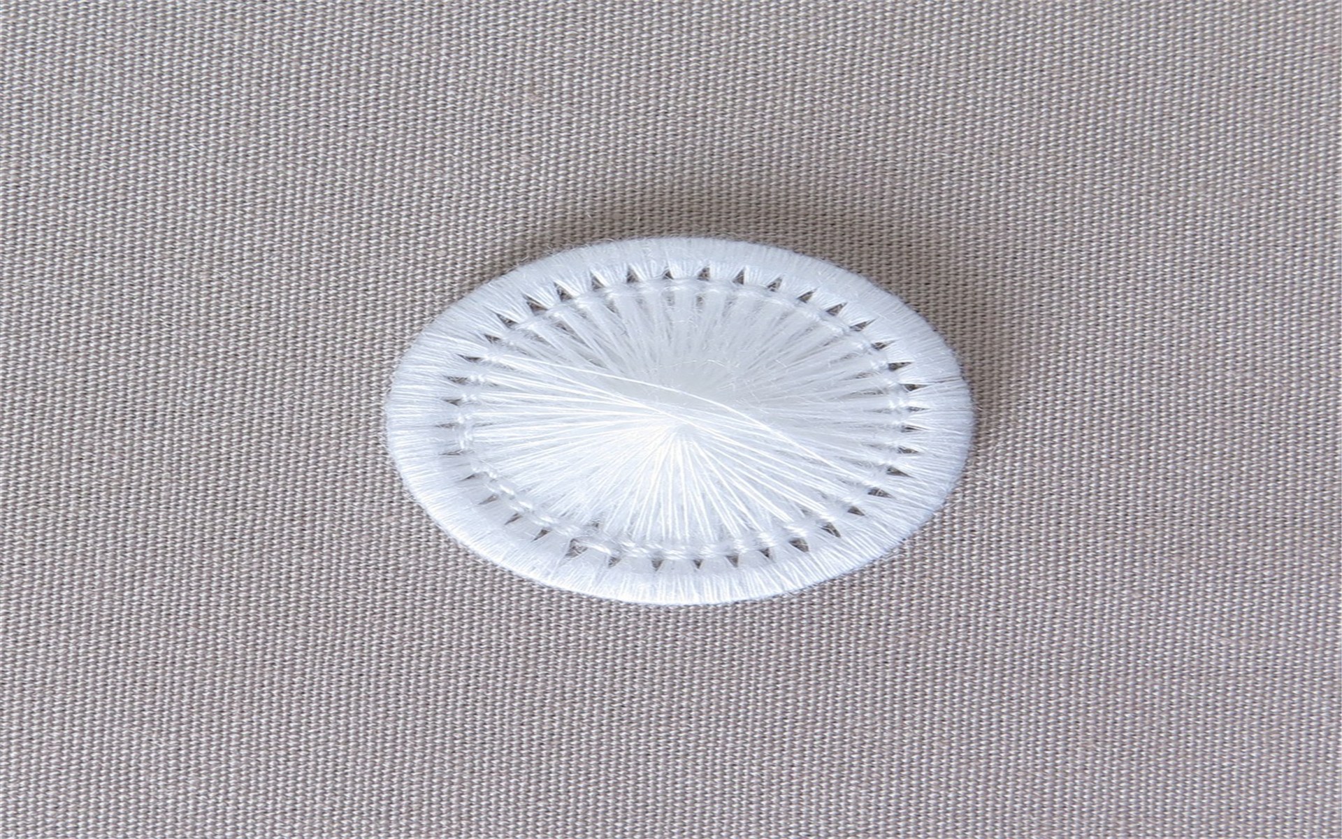 Thread Buttons - Elisabeth - Blanc - 16 mm