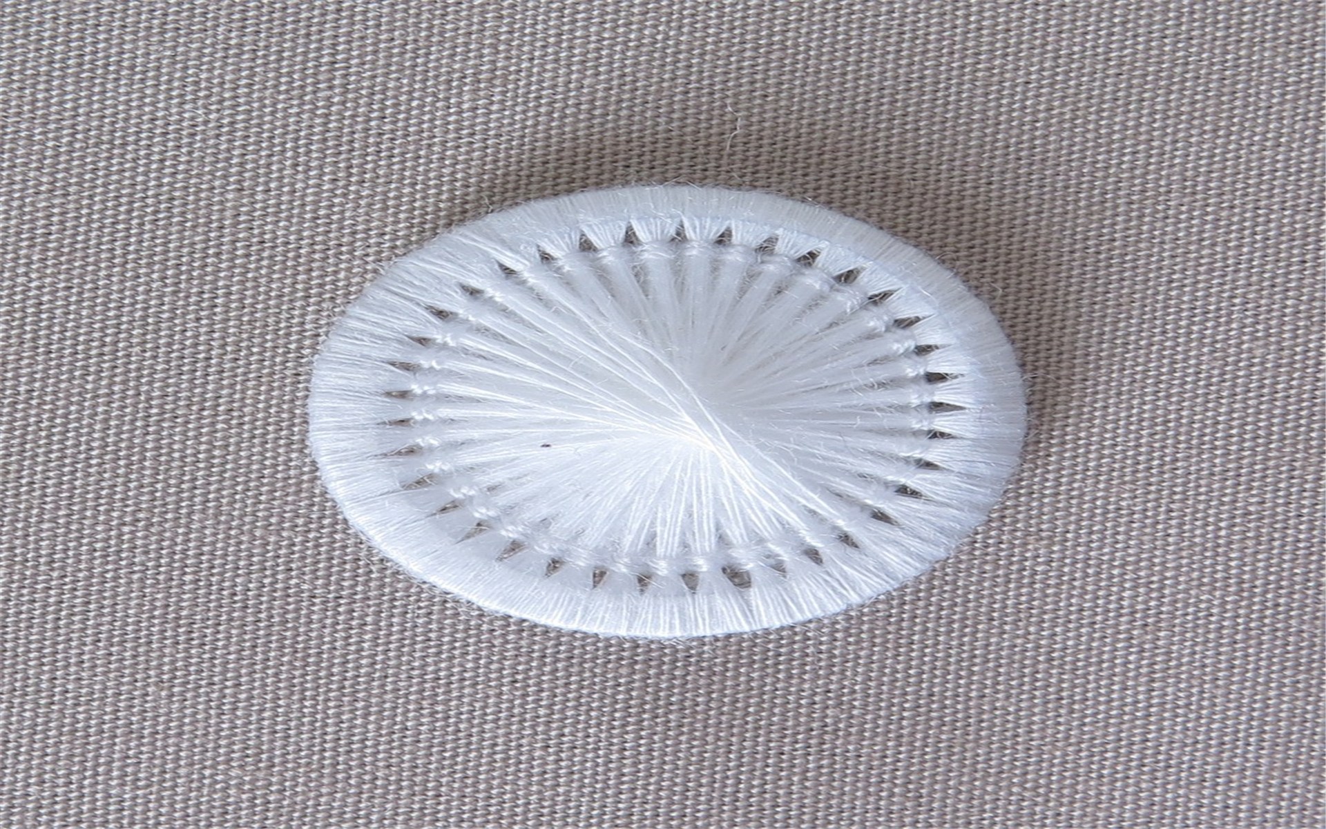 Thread Buttons - Elisabeth - Blanc - 20 mm