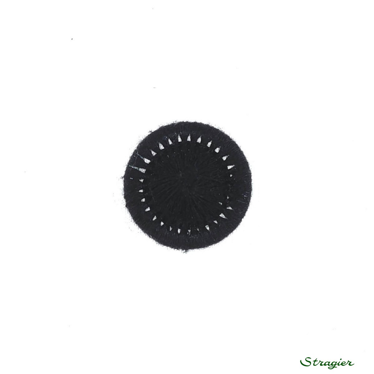 Thread Buttons - Elisabeth - Noir - 15 mm