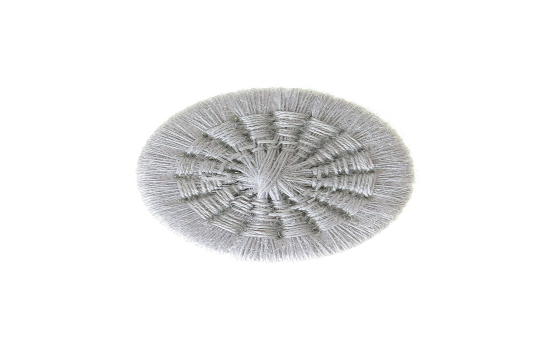 Bouton Mouliné - Eleonore - Gris Perle - 18 mm
