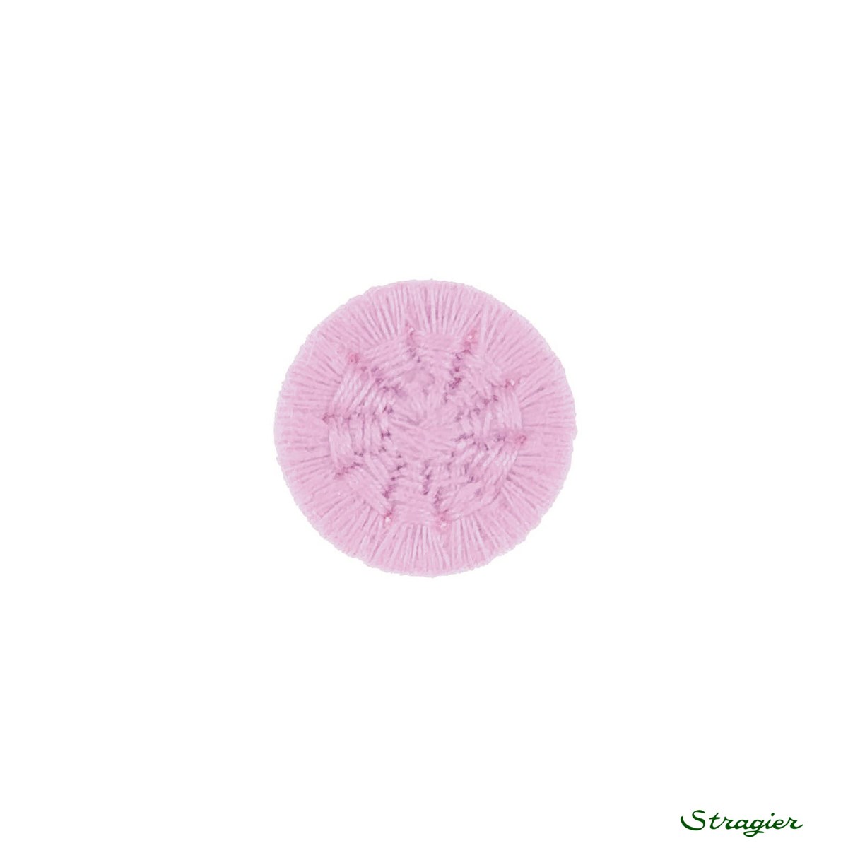 Bouton Mouliné - Eleonore - Rose Lilas - 12 mm
