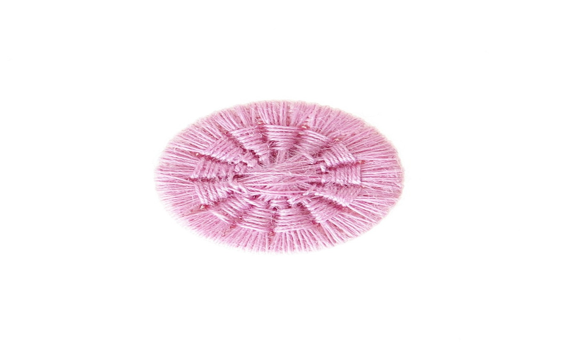 Bouton Mouliné - Eleonore - Rose Lilas - 15 mm